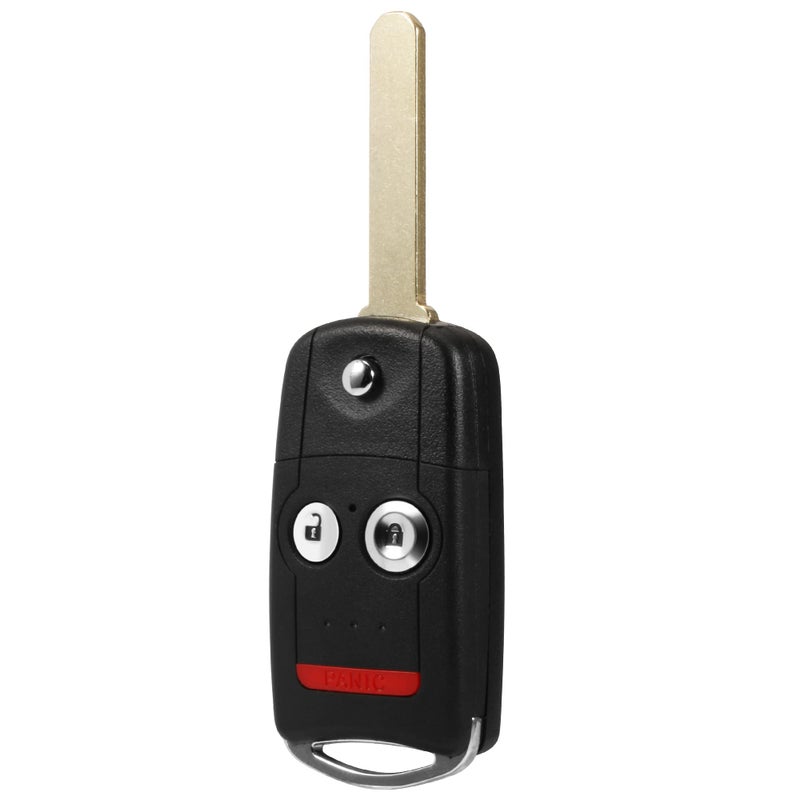 VOFONO Keyless Entry Remote Key Fob Fits for Honda Acura MDX 2007-2013/RDX 2007 2008 2009 2010 2011 2012 2013 Ignition Car Flip Replacement FCC ID: N5F0602A1A (3 Buttons) - Image 1